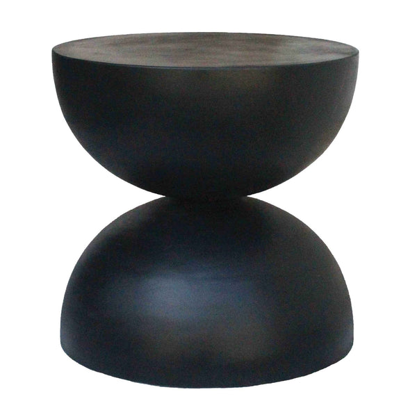 MELE SIDE TABLE + STOOL | BLACK - Green Design Gallery