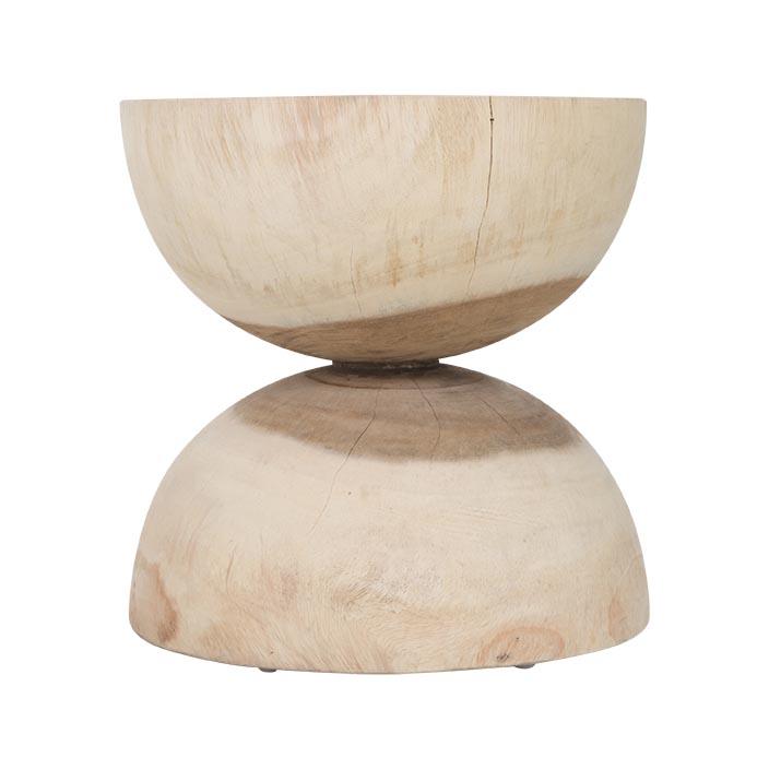 MELE SIDE TABLE + STOOL | NATURAL - Green Design Gallery