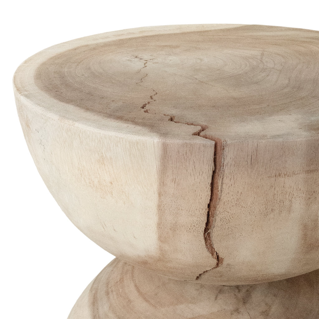 MELE SIDE TABLE + STOOL | NATURAL - Green Design Gallery