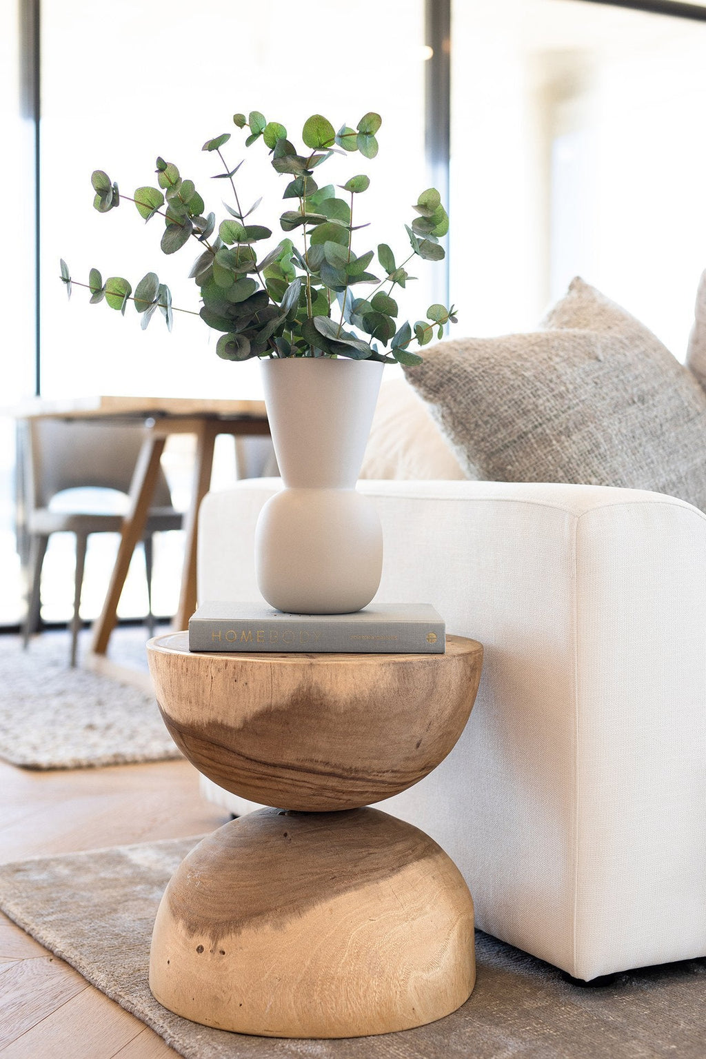 MELE SIDE TABLE + STOOL | NATURAL - Green Design Gallery