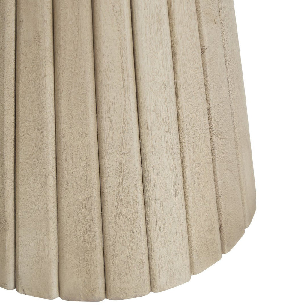 MELROSE SIDE TABLE | ACACIA BASE + MARBLE TOP - Green Design Gallery