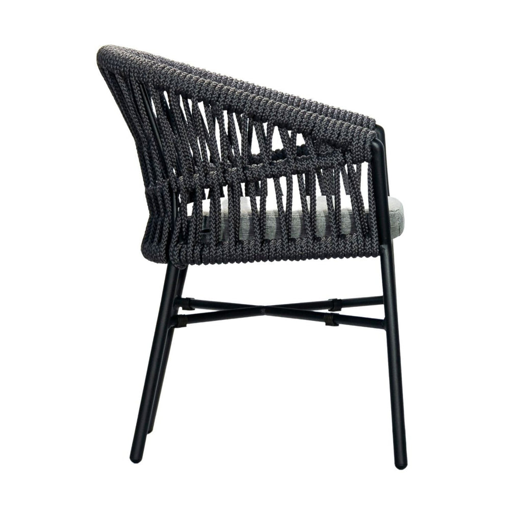 MILA ARMCHAIR | BLACK + GREY - Green Design Gallery