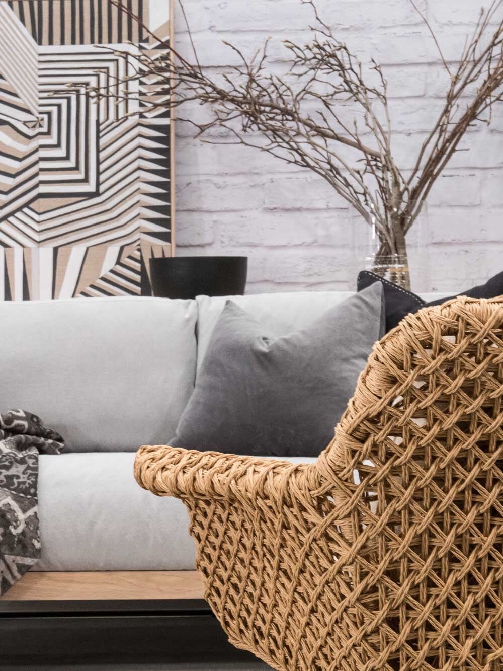 MINERVA ROPE LOUNGE CHAIR (2 COLOR OPTIONS) - Green Design Gallery