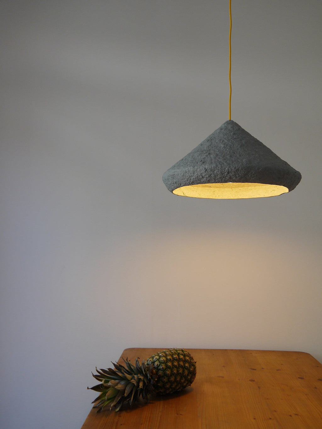 MIZUKO PENDANT LAMP | PAPIER MACHÉ | 3 SHAPES + 4 COLORS - Green Design Gallery