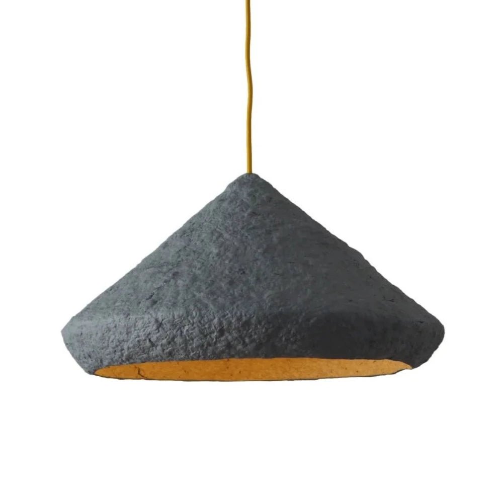MIZUKO PENDANT LAMP | PAPIER MACHÉ | 3 SHAPES + 4 COLORS - Green Design Gallery