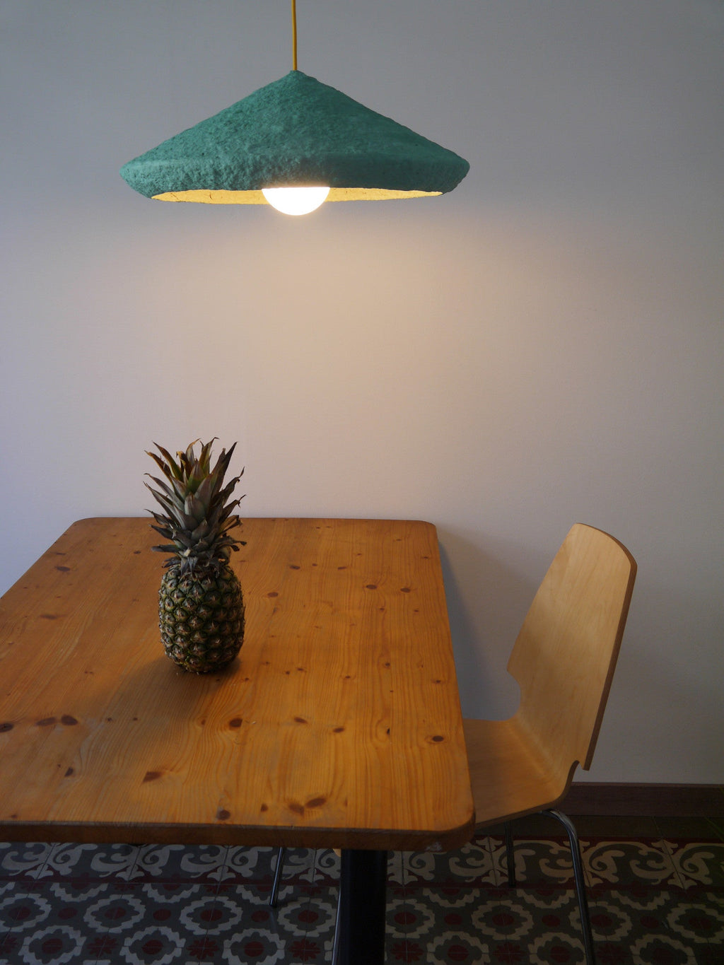 MIZUKO PENDANT LAMP | PAPIER MACHÉ | 3 SHAPES + 4 COLORS - Green Design Gallery