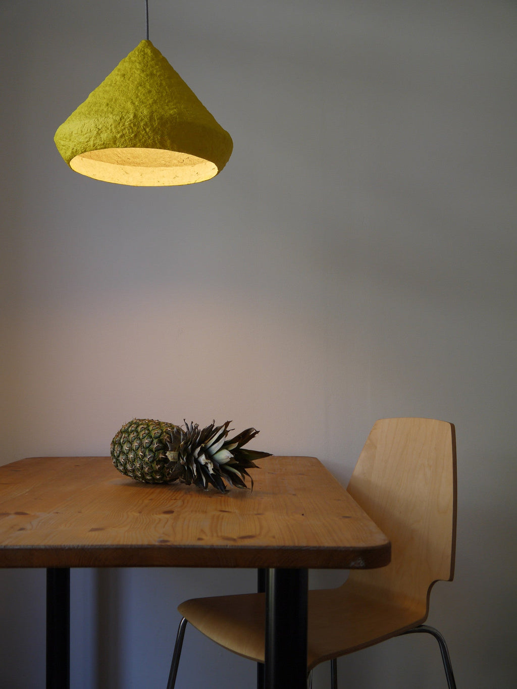 MIZUKO PENDANT LAMP | PAPIER MACHÉ | 3 SHAPES + 4 COLORS - Green Design Gallery