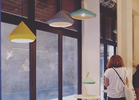 MIZUKO PENDANT LAMP | PAPIER MACHÉ | 3 SHAPES + 4 COLORS - Green Design Gallery