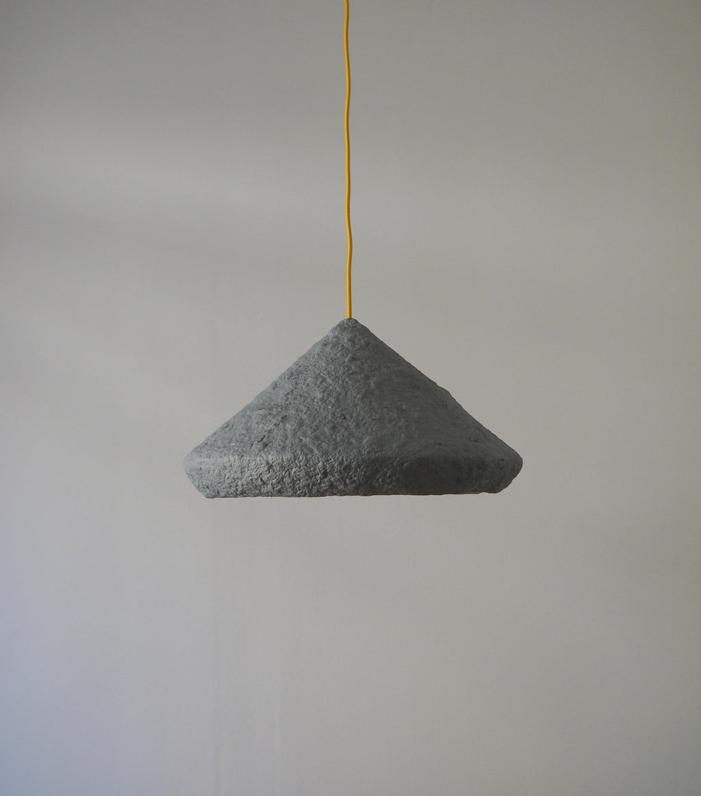 MIZUKO PENDANT LAMP | PAPIER MACHÉ | 3 SHAPES + 4 COLORS - Green Design Gallery