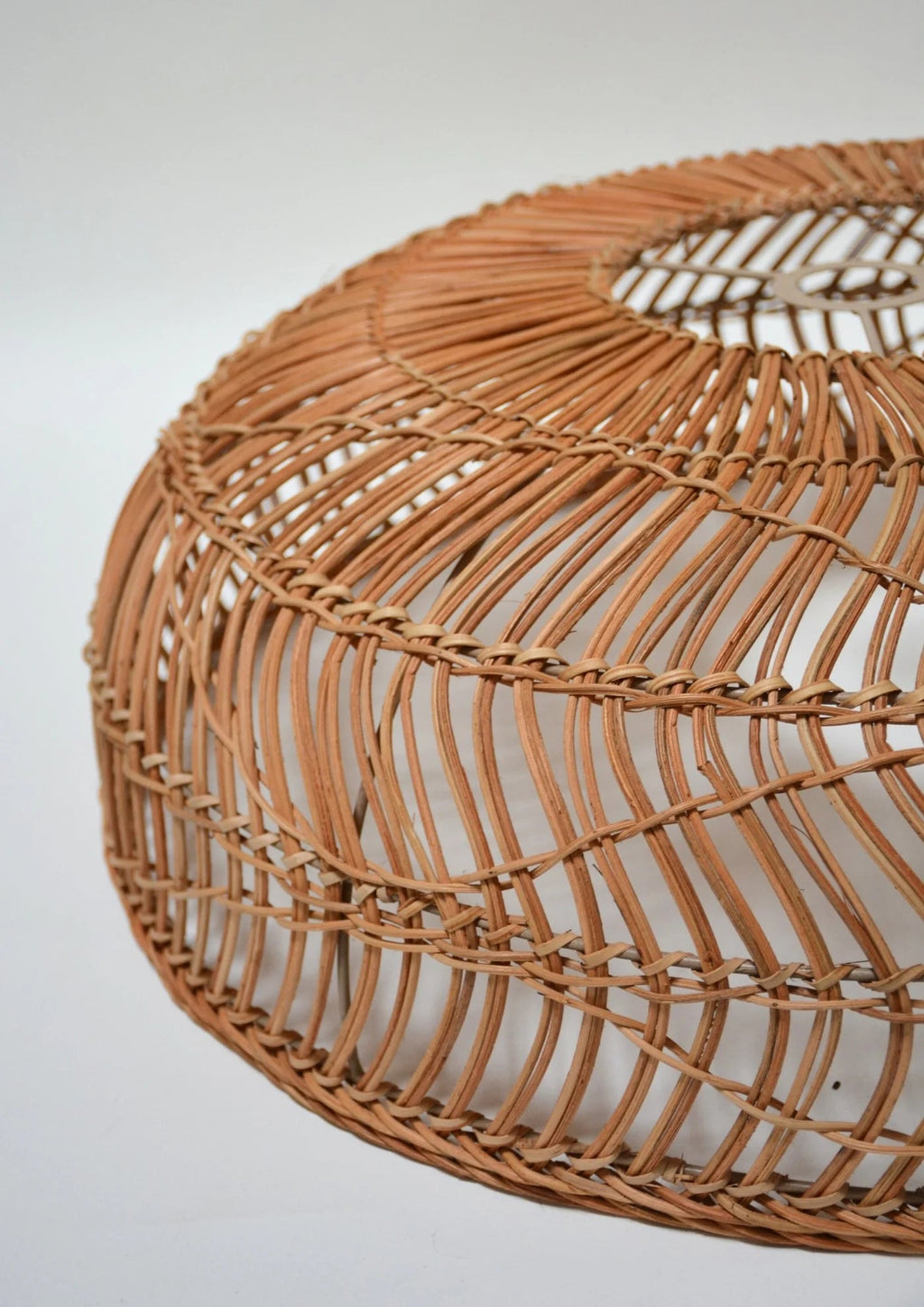 MUNDUK PENDANT | NATURAL RATTAN | LARGE - Green Design Gallery