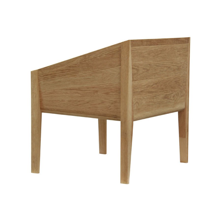 MURAKAMI LEATHER LOUNGE CHAIR / NATURAL - Green Design Gallery