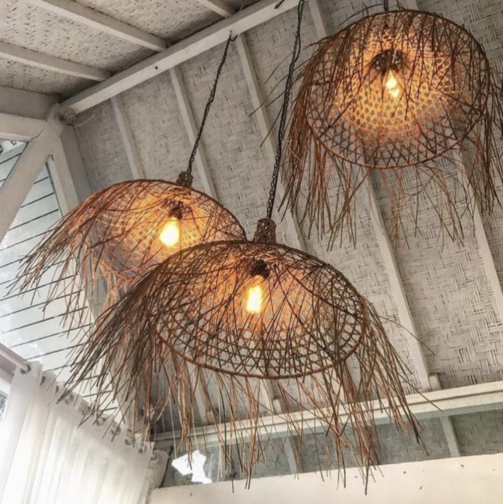 MYKONOS PENDANT SHADE | NATURAL - Green Design Gallery