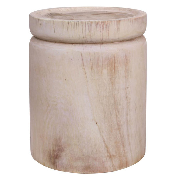 NAMIBIA SIDE TABLE + STOOL | NATURAL - Green Design Gallery