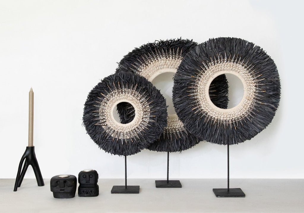 NASSAU HOOP ON STAND / BLACK - Green Design Gallery