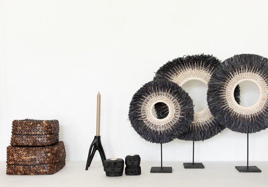 NASSAU HOOP ON STAND / BLACK - Green Design Gallery