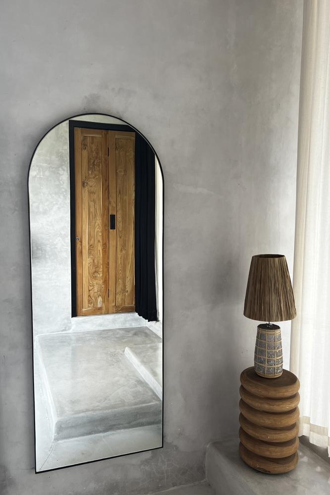 NAXOS TABLE LAMP | CONCRETE + NATURAL - Green Design Gallery