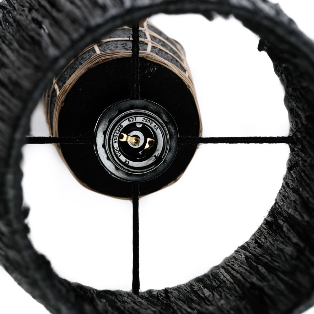 NAXOS TABLE LAMP | NATURAL + BLACK - Green Design Gallery