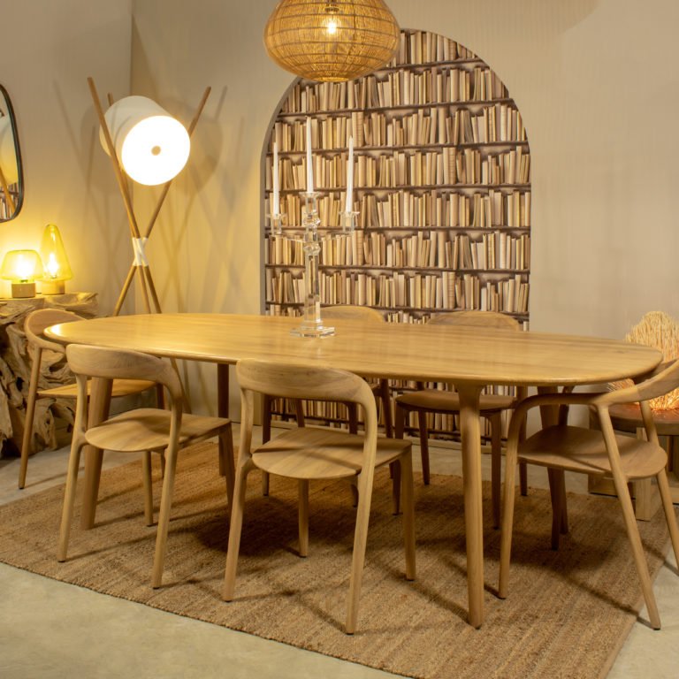 NEVA DINING CHAIR | NATURAL - Green Design Gallery