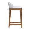 NEW YORK BARCHAIR / WHITE + NATURAL OAK (2 HEIGHTS) - Green Design Gallery