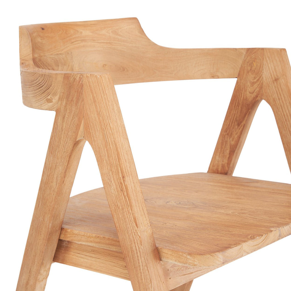 NIHI SUNDA DINING CHAIR | RECLAIMED TEAK | IN-OUTDOORS - Green Design Gallery