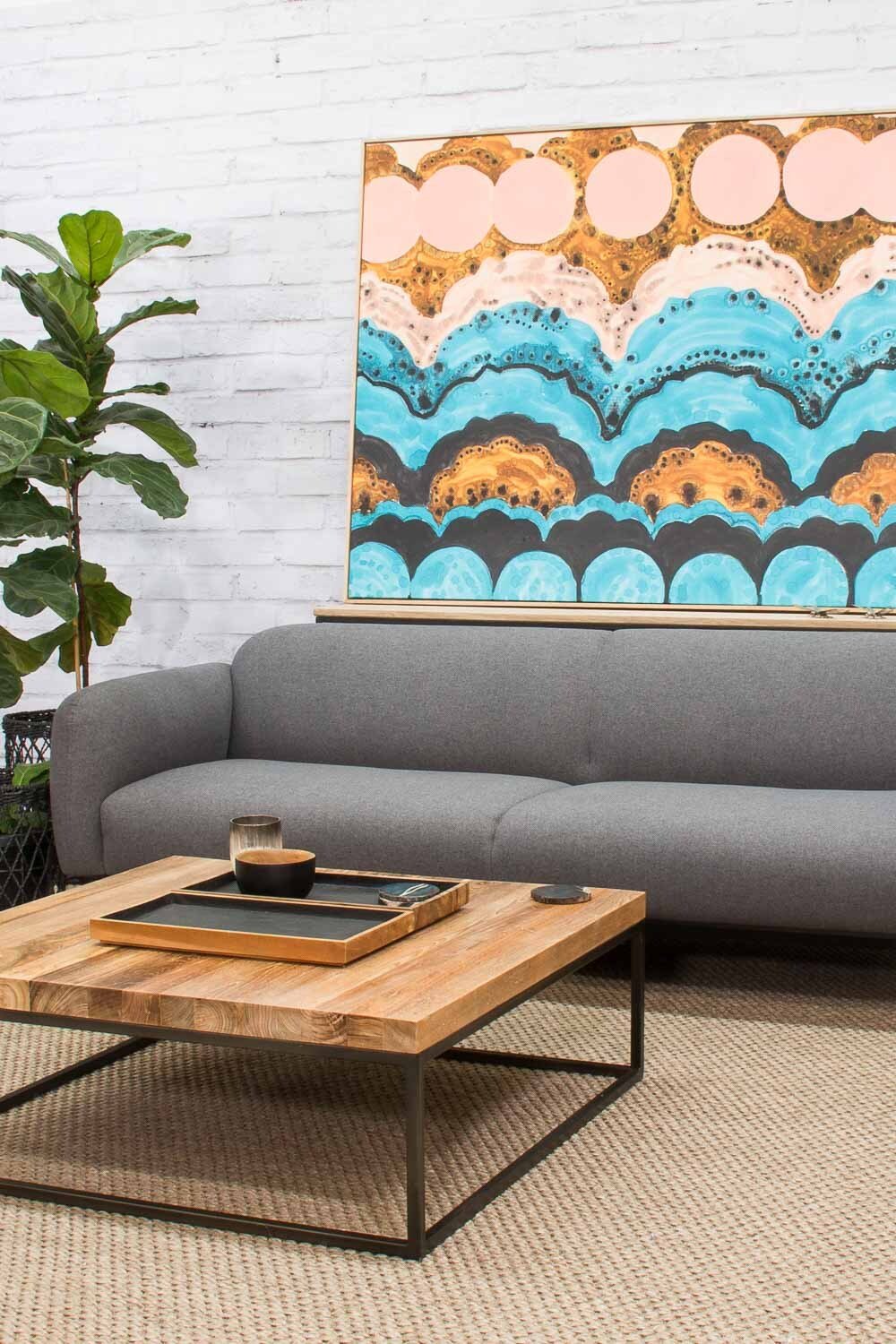 NOAH COFFEE TABLE / RECYCLED TEAK - Green Design Gallery