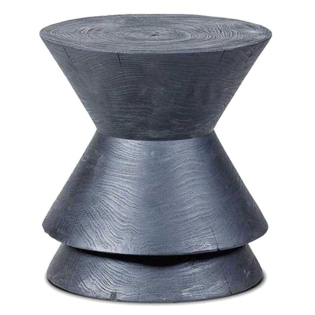 NOAH SIDE TABLE + STOOL | CHARCOAL - Green Design Gallery