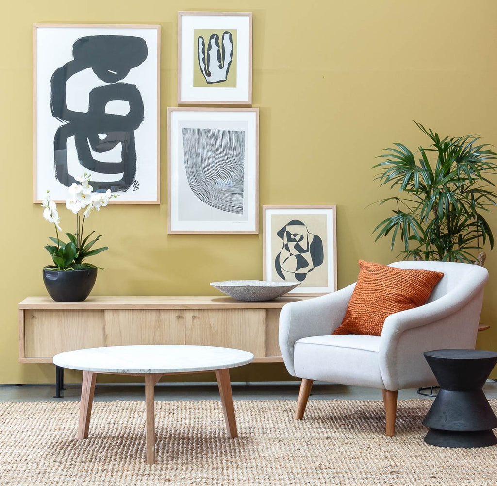 NOAH SIDE TABLE + STOOL | CHARCOAL - Green Design Gallery