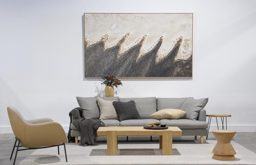 NOAH SIDE TABLE + STOOL | NATURAL - Green Design Gallery