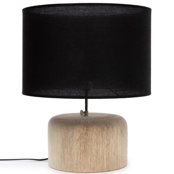 NOMAD TABLE LAMP | NATURAL + BLACK - Green Design Gallery
