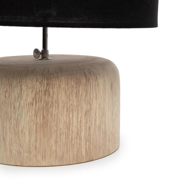 NOMAD TABLE LAMP | NATURAL + BLACK - Green Design Gallery