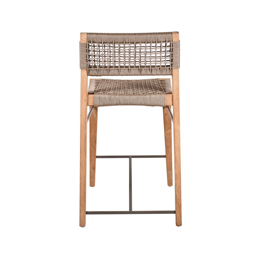 NORFOLK OUTDOOR BAR CHAIR | STONE | 2 SEAT HEIGHTS - Green Design Gallery