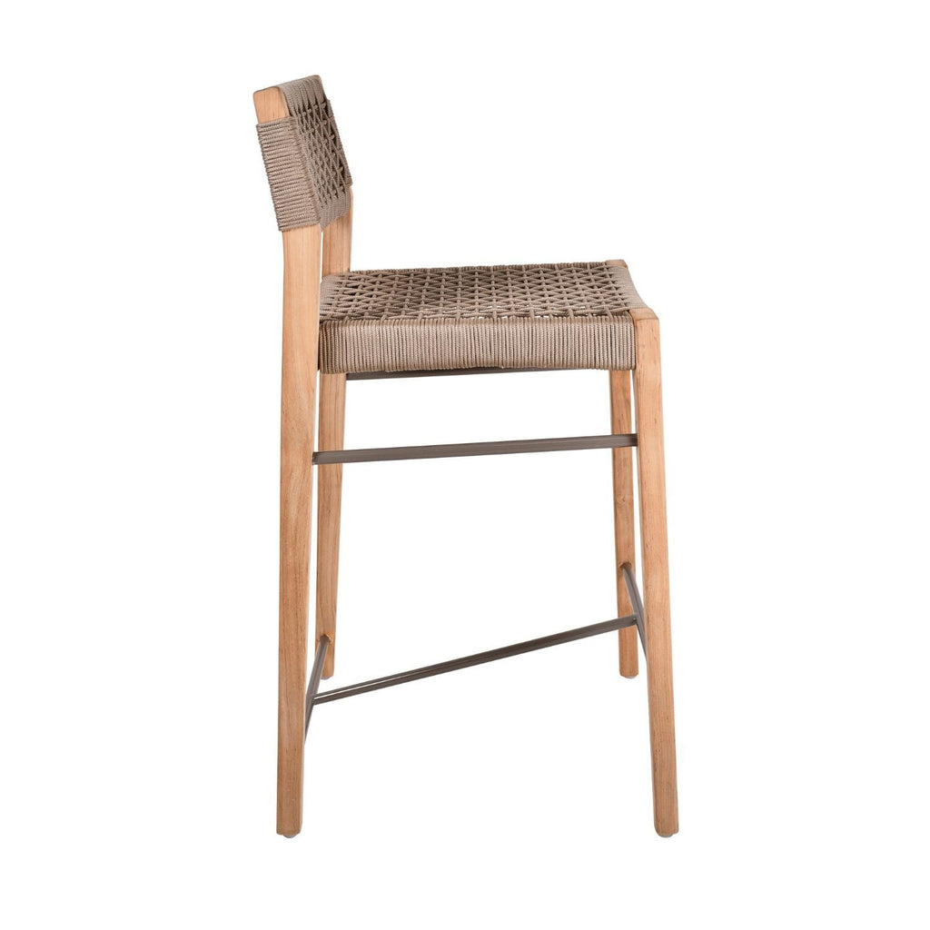 NORFOLK OUTDOOR BAR CHAIR | STONE | 2 SEAT HEIGHTS - Green Design Gallery