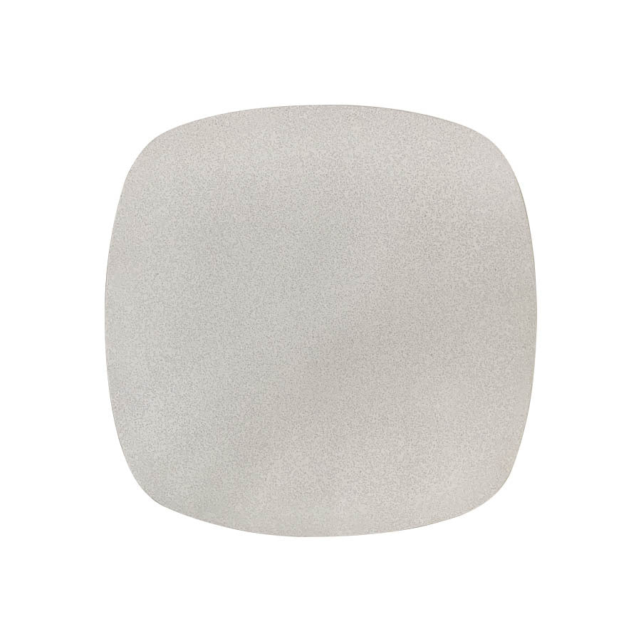 NORFOLK STONE SIDE TABLE + STOOL / WHITE (INDOOR-OUTDOOR) - Green Design Gallery