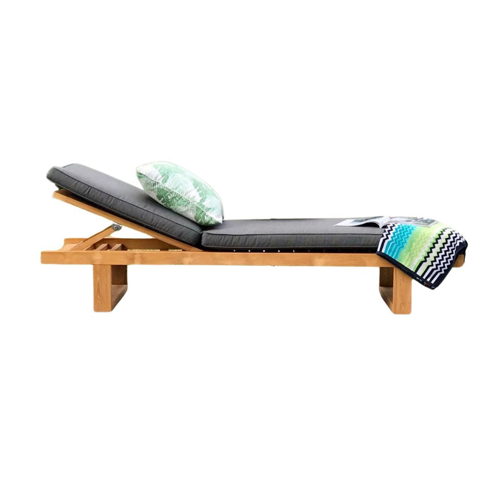 NORFOLK SUN LOUNGE CHAIR | IN-OUTDOORS +CUSHION - Green Design Gallery