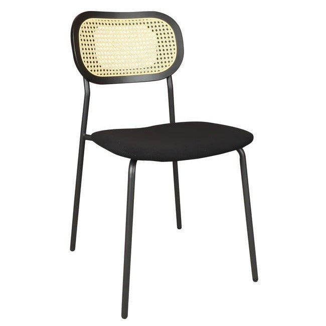 NOSARA DINING CHAIR | BLACK | SET OF 2 - Green Design Gallery