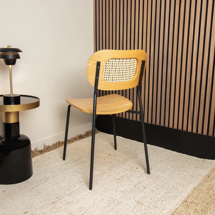 NOSARA DINING CHAIR | NATURAL RATTAN | SET OF 2 - Green Design Gallery