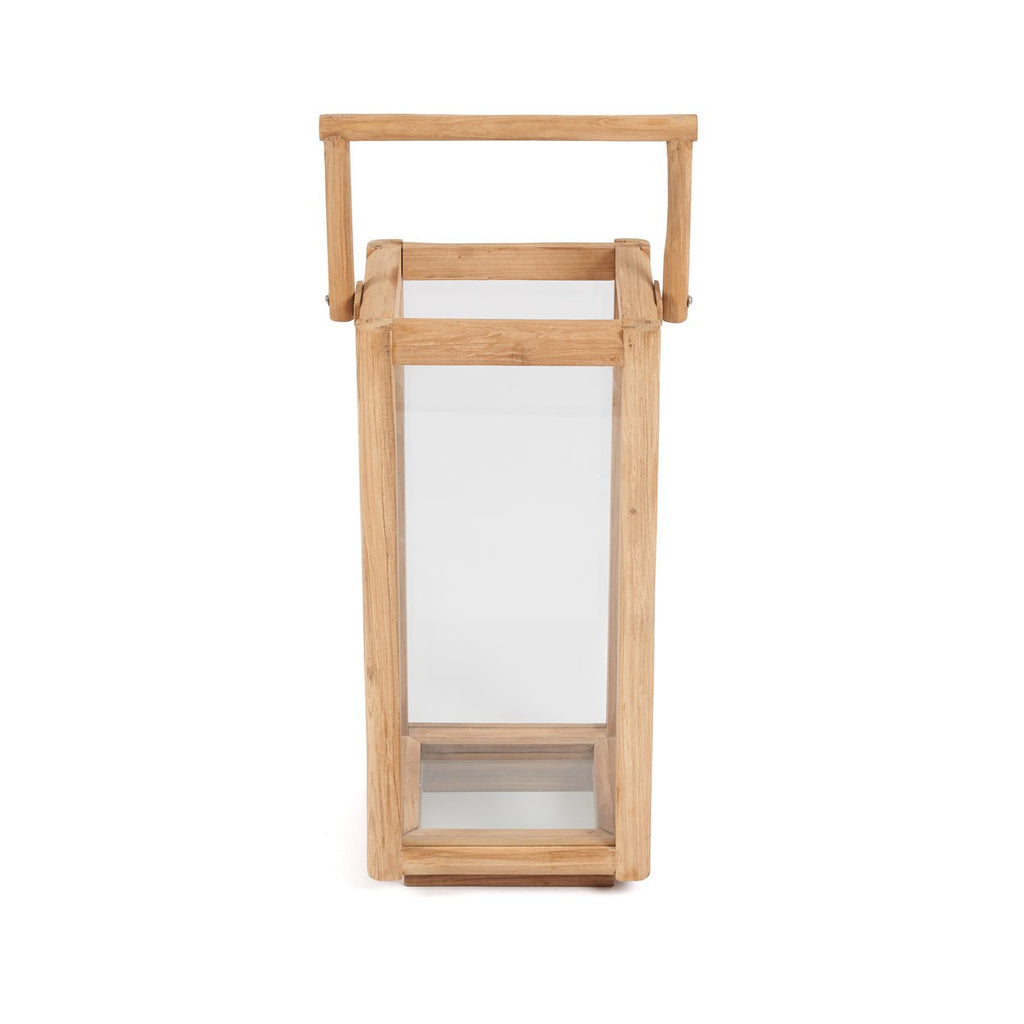 NUSA LANTERN | RECLAIMED TEAK | IN-OUTDOORS | 2 SIZES - Green Design Gallery