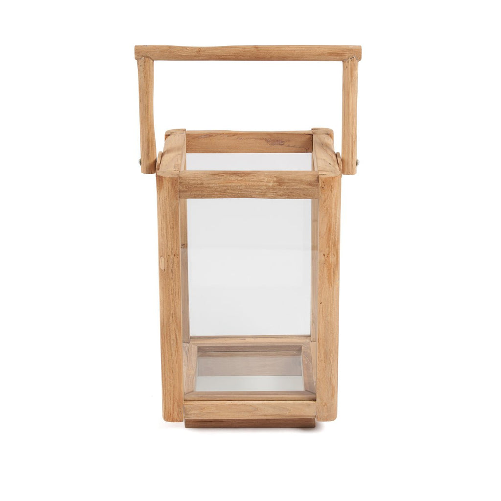 NUSA LANTERN | RECLAIMED TEAK | IN-OUTDOORS | 2 SIZES - Green Design Gallery