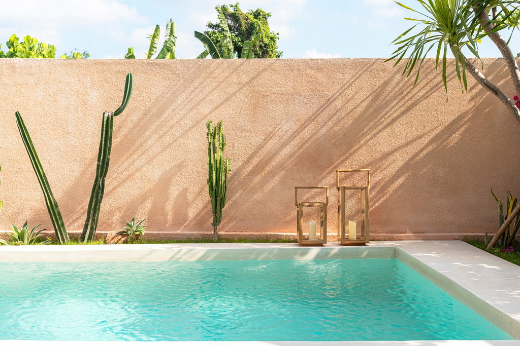 NUSA LANTERN | RECLAIMED TEAK | IN-OUTDOORS | 2 SIZES - Green Design Gallery