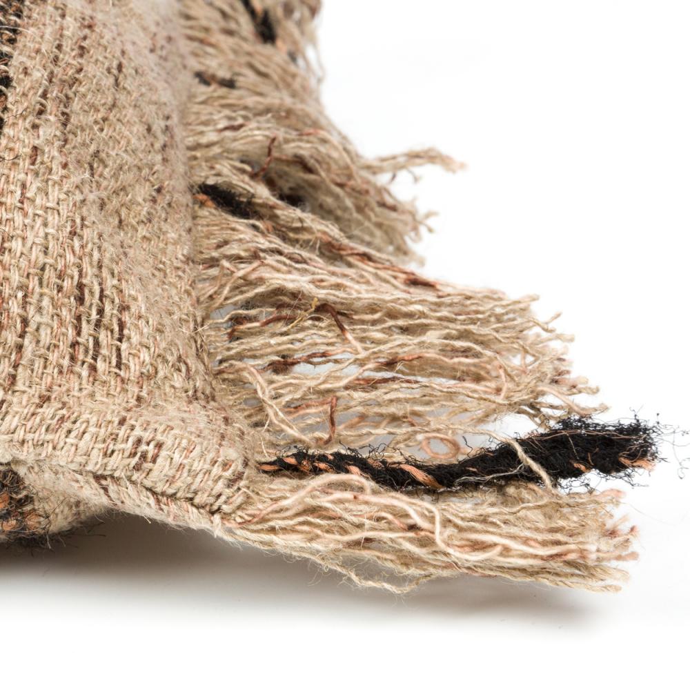 OH MY GEE CUSHION COVER | LONG | BEIGE + BLACK - Green Design Gallery