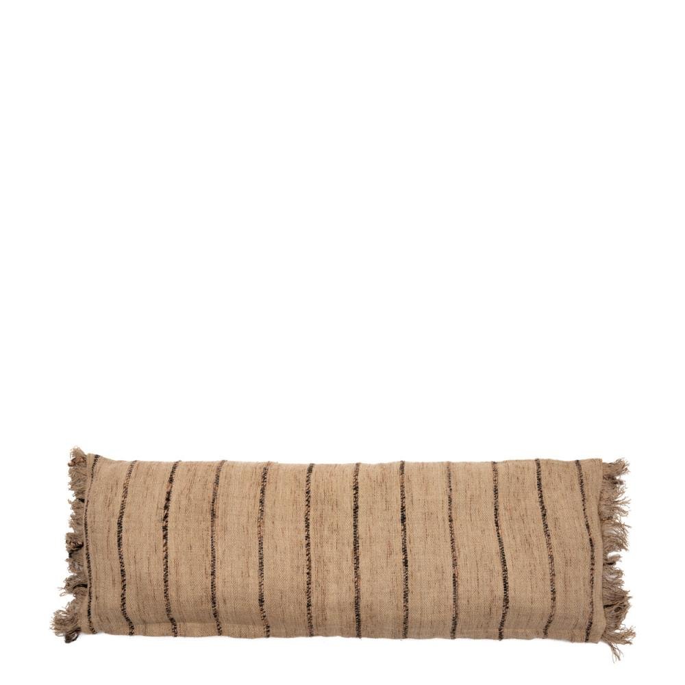 OH MY GEE CUSHION COVER | LONG | BEIGE + BLACK - Green Design Gallery