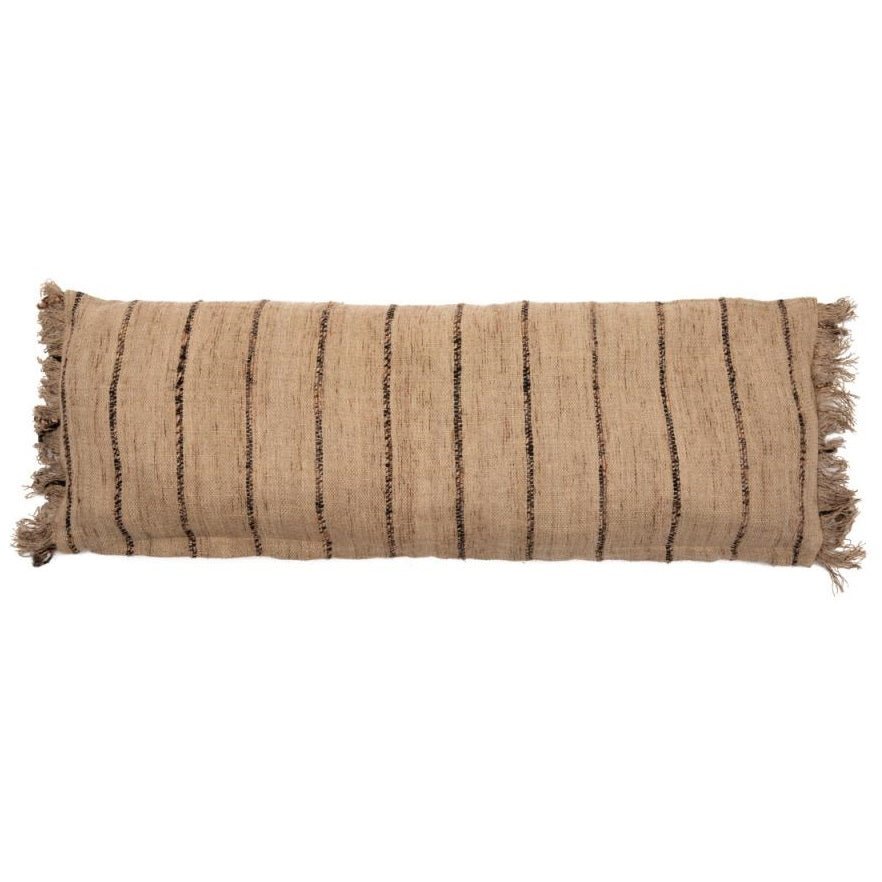 OH MY GEE CUSHION COVER | LONG | BEIGE + BLACK - Green Design Gallery