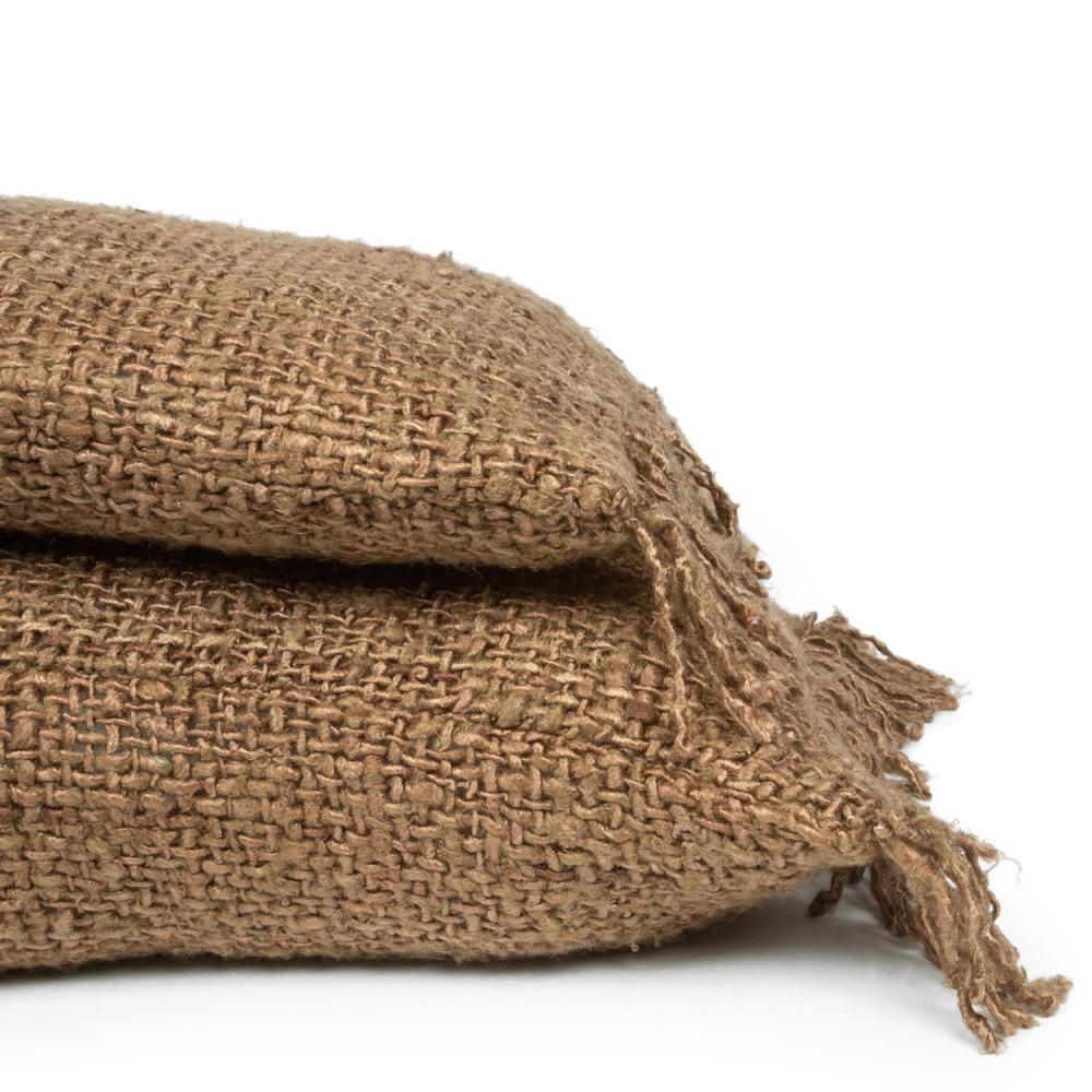 OH MY GEE CUSHION COVER | LONG | BROWN - Green Design Gallery