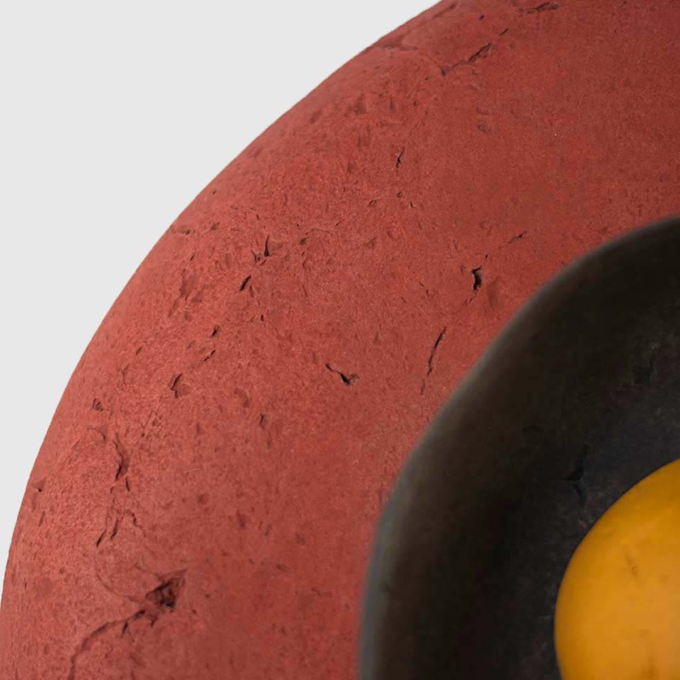 ORGANIC SCONCE LAMP | RECYCLED PAPER | VARIOUS COLORS - Green Design Gallery