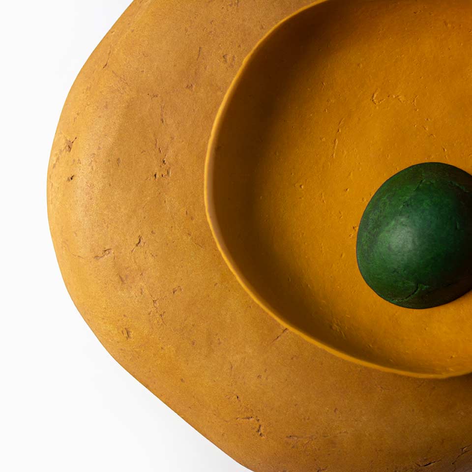 ORGANIC SCONCE LAMP | RECYCLED PAPER | VARIOUS COLORS - Green Design Gallery