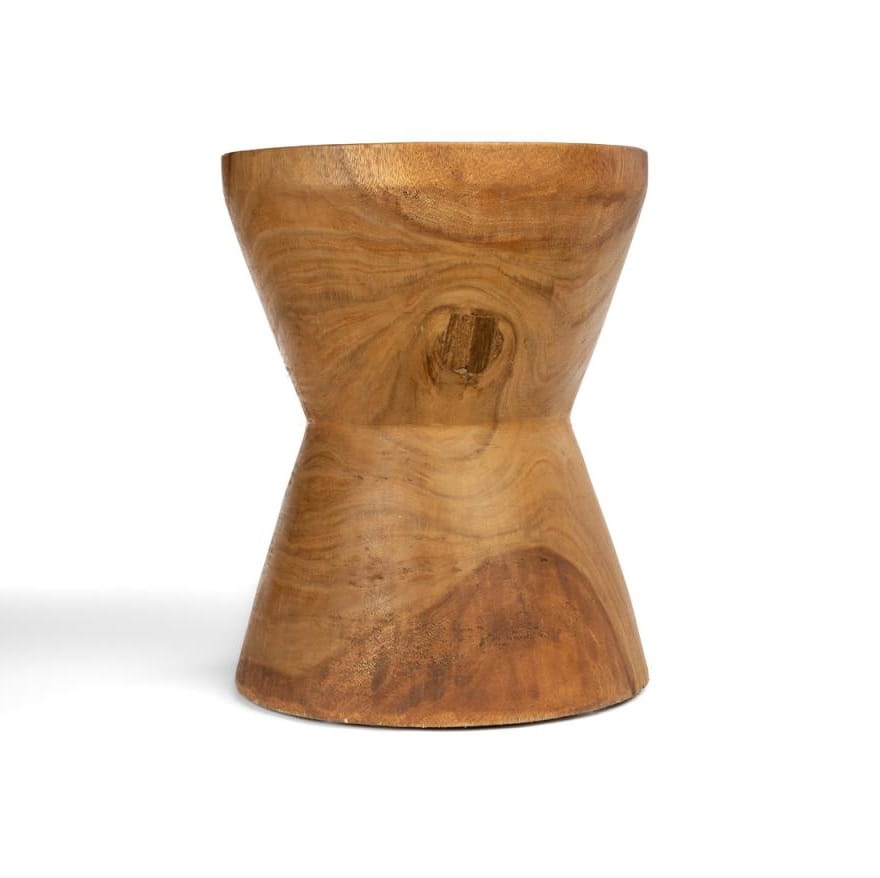 PACHA MAMA STOOL +SIDE TABLE | NATURAL - Green Design Gallery