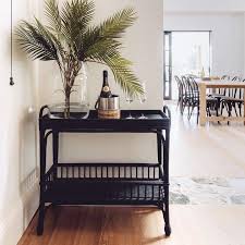 PALM SPRINGS BAR CART | BLACK - Green Design Gallery