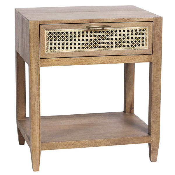 PALM SPRINGS (BED)SIDE TABLE | NATURAL - Green Design Gallery