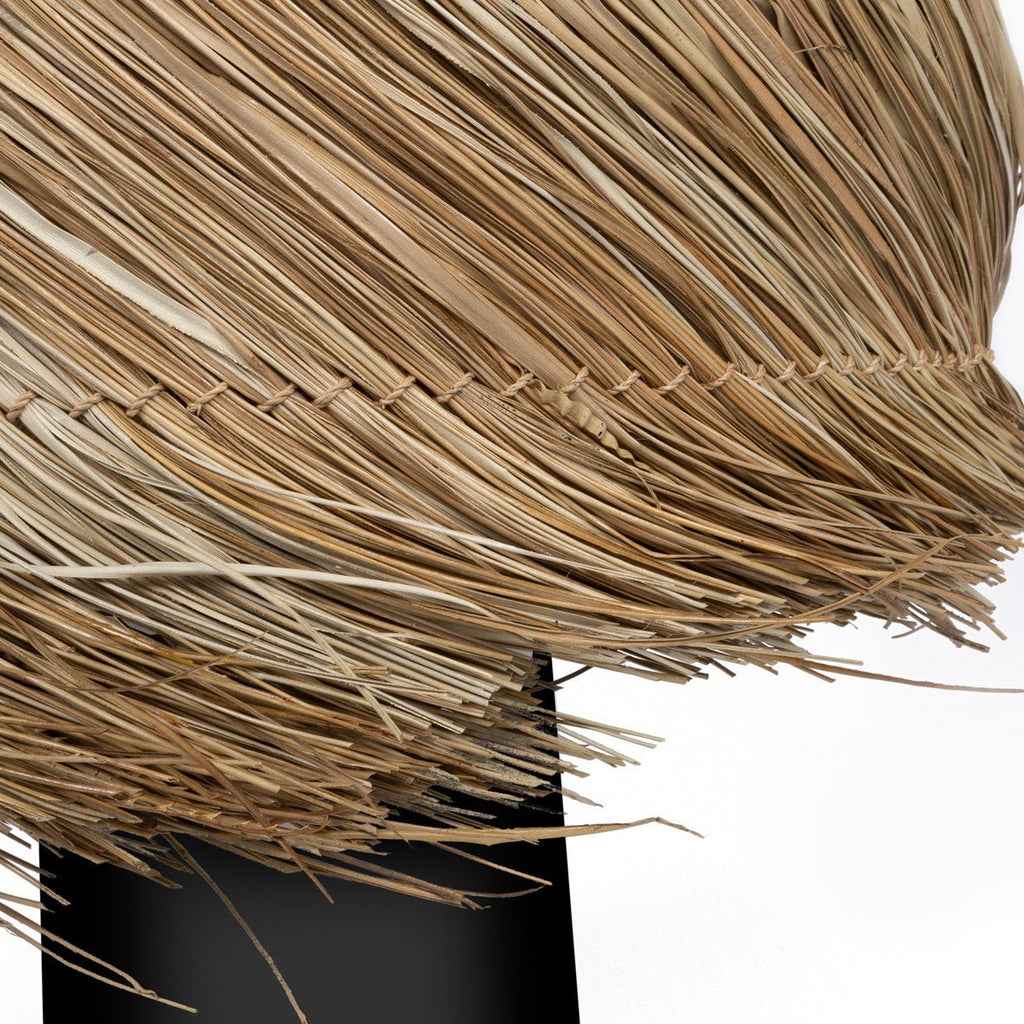 PANDAN TABLE LAMP | BLACK + NATURAL - Green Design Gallery