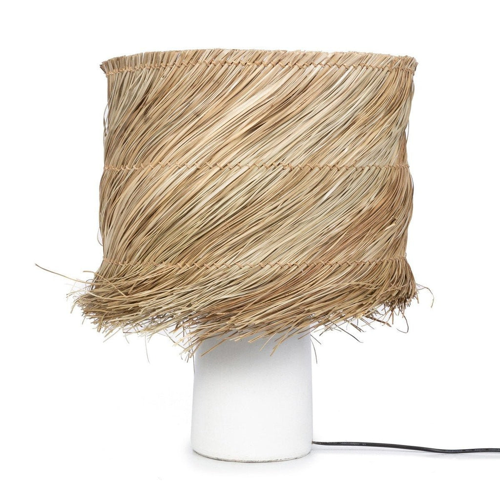 PANDAN TABLE LAMP | WHITE + NATURAL - Green Design Gallery
